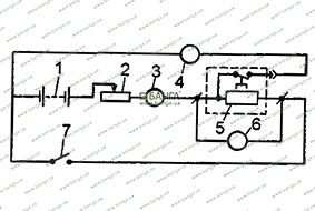 Схема проверки термореле КамАЗ-740