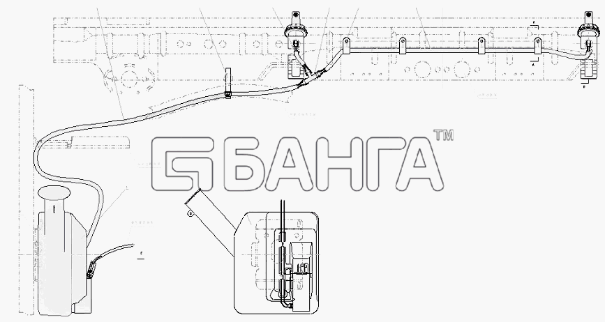 BAW BAW-33463 Tonik Схема Стеклоомыватель-4 banga.ua