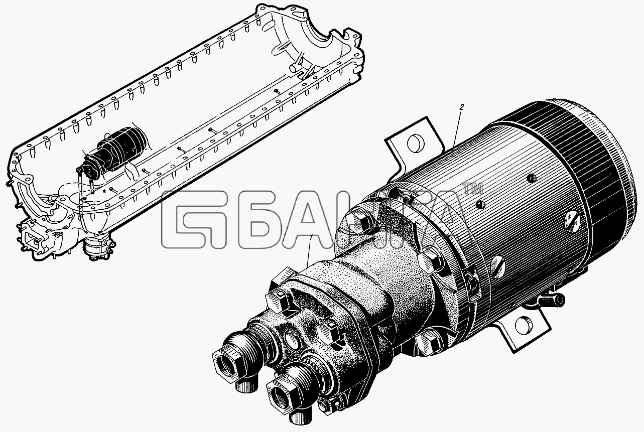 Барнаултрансмаш Дизели Д6С1 Схема Электромаслоподкачивающий насос-67