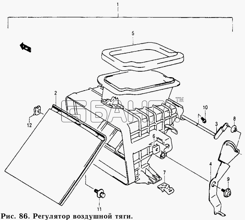 Daewoo Tico Схема Регулятор воздушной тяги-32 banga.ua