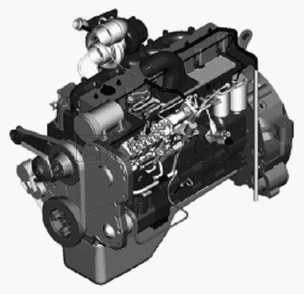 DongFeng DFL-3251A Схема Двигатель в сборе-118 banga.ua