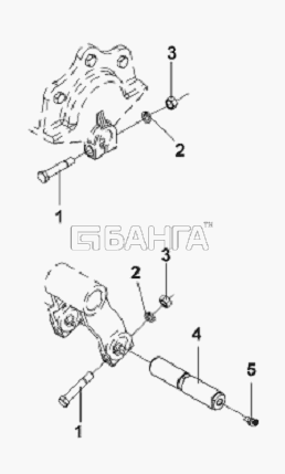 DongFeng L3251A3 (вар.) Схема Spring Pin Subassembly-162 banga.ua