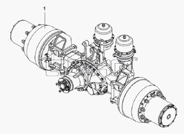 DongFeng L3251A3 (вар.) Схема Assembly-186 banga.ua