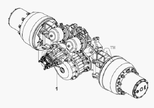 DongFeng L3251A3 (вар.) Схема Middle Axle Assembly-192 banga.ua