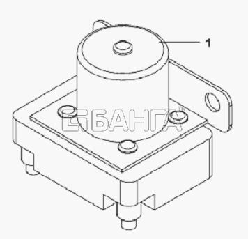 DongFeng L3251A3 (вар.) Схема Intake Preheating Relay Subassembly-233