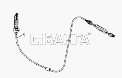 DongFeng L3251A3 (вар.) Схема Throttle Cable Subassembly-251 banga.ua