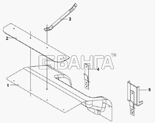 DongFeng L3251A3 (вар.) Схема Left Acoustic Board Subassembly-397