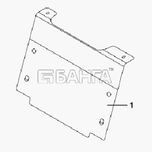 DongFeng L3251A3 (вар.) Схема Right Acoustic Board Subassembly -