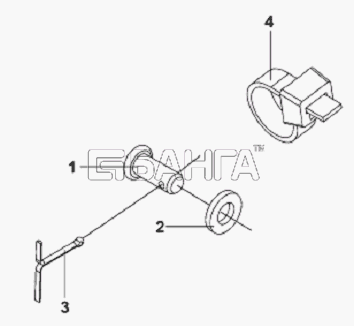 DongFeng L3251A3 (вар.) Схема Control Cable Auxiliary Fixing Wire-94
