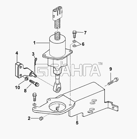 DongFeng DFL-4251A Схема FV9387 Компоновка электромагнитного banga.ua