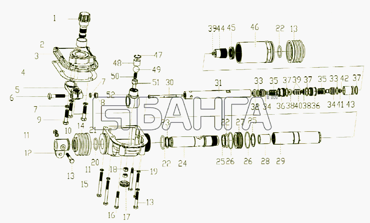 FAW Altay-3310 Схема Усилитель для переключения передач-101 banga.ua
