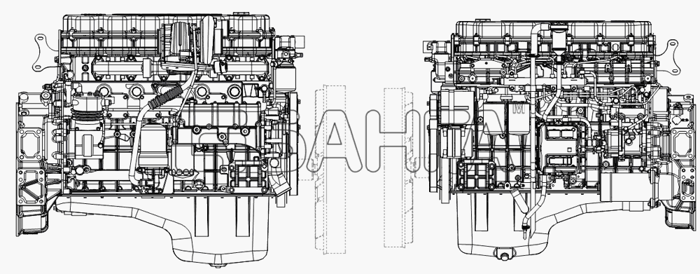 FAW CA-4180 (P66K2A) Схема Двигатель-131 banga.ua