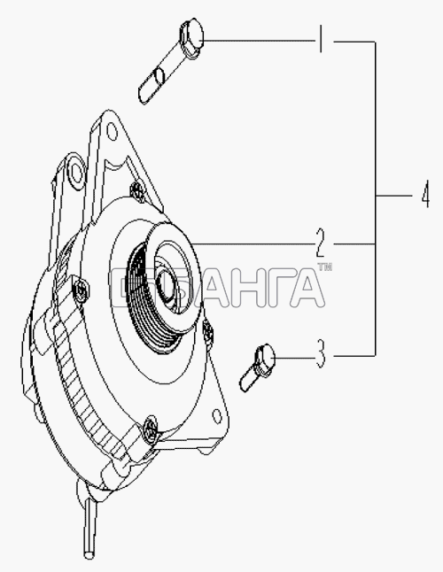 Geely Geely FC Схема ALTERNATOR COMPONENTS-94 banga.ua