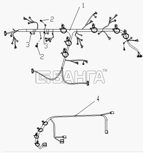 Geely Geely FC Схема INSTRUMENT PANEL WIRING HARNESS ASSY.-185