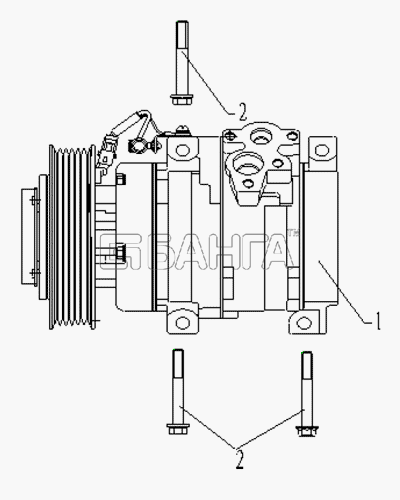 Geely Geely FC Схема COMPRESSOR-199 banga.ua