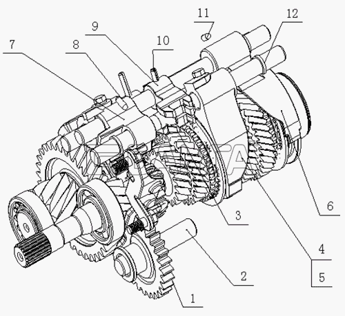 Geely Geely MK Схема S160G GEARSHIFT SYSTEM ASSY.-179 banga.ua