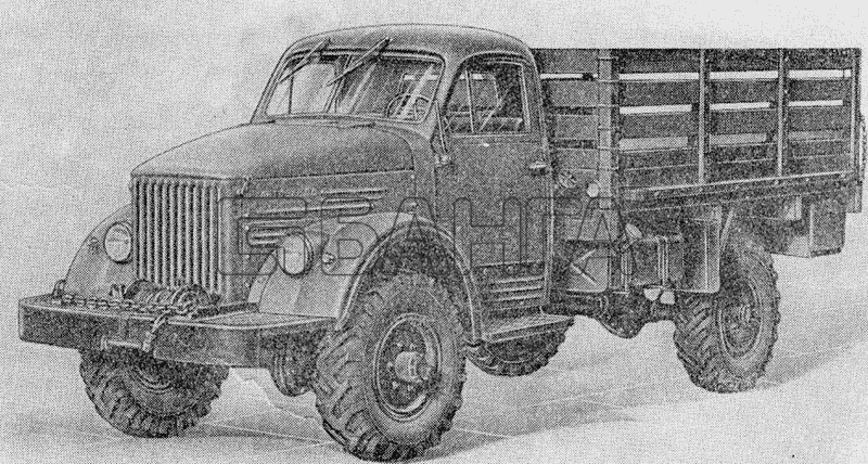 ГАЗ ГАЗ-51 (63 93) Схема Общий вид автомобиля ГАЗ-63А banga.ua