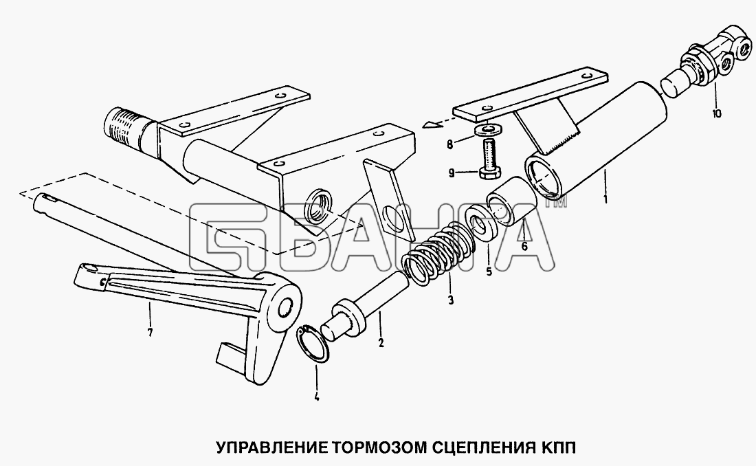 HOWO Howo Схема Управление тормозом сцепления КПП-79 banga.ua