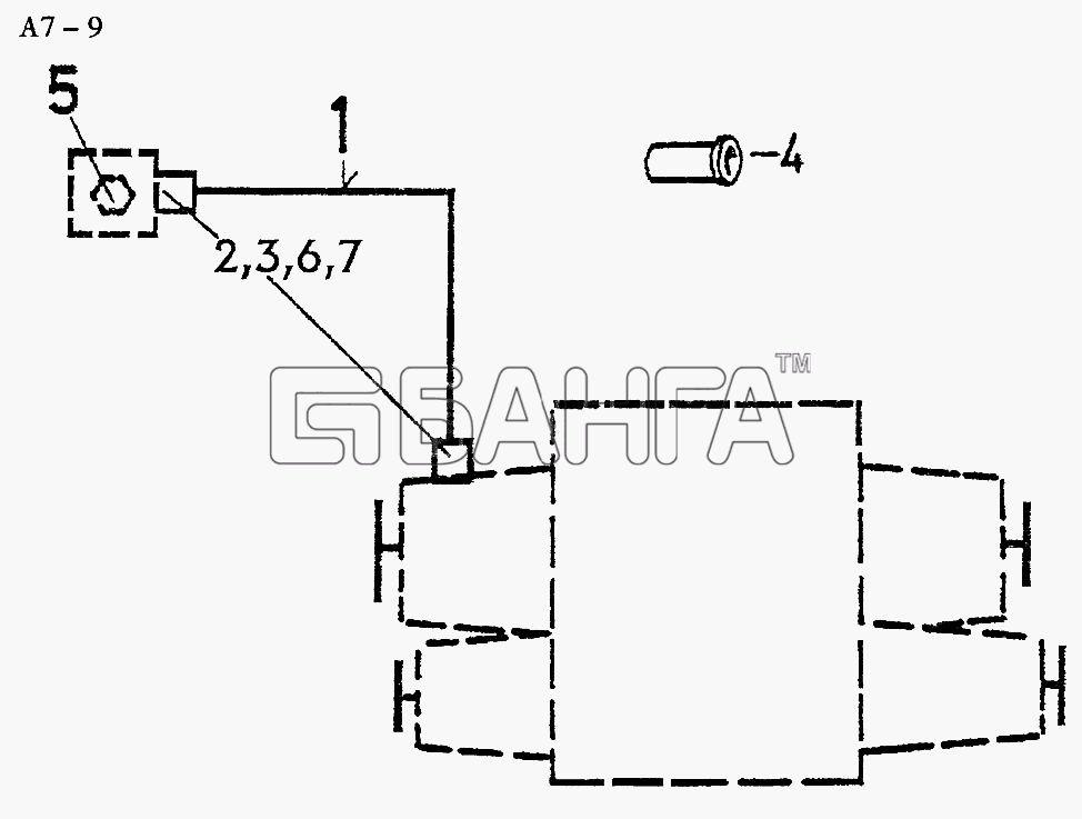 HOWO Sinotruk 6x4 Tipper (290) Схема PNEUTRONIC GEAR SHIFTING FOR
