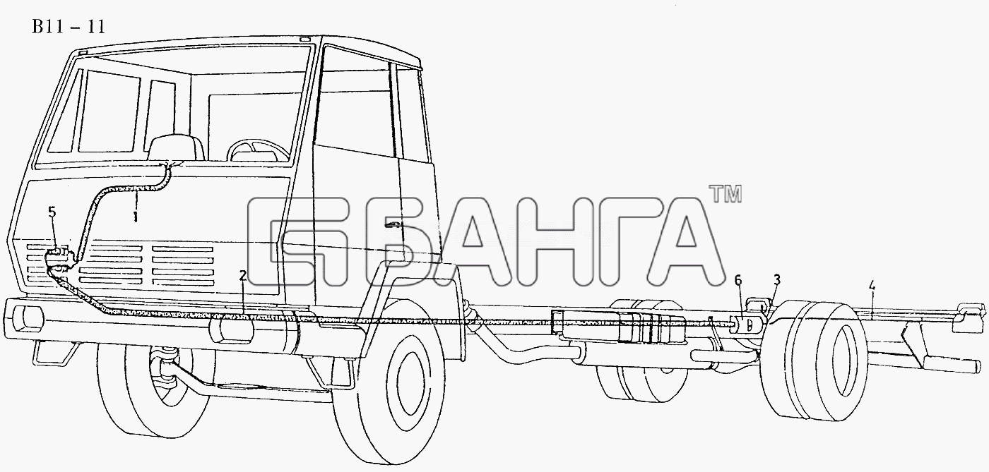 HOWO Sinotruk 8x4 Tipper (336) Схема ELECTRICAL LINES FOR CAN SYSTEM