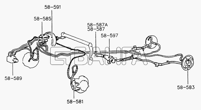 Hyundai Accent Схема BRAKE-188 banga.ua