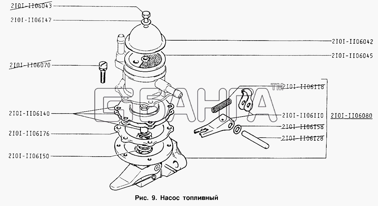 ИЖ ИЖ 2126 Схема Насос топливный-43 banga.ua