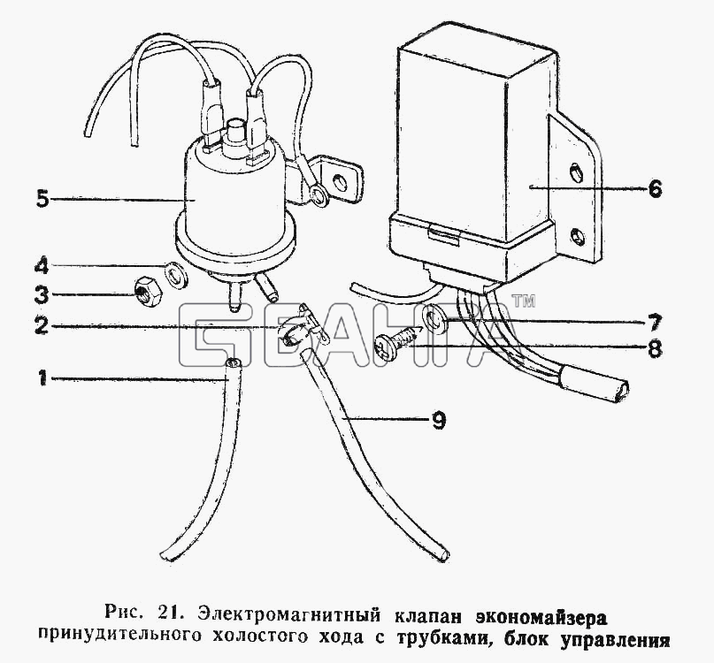 ИЖ ИЖ 2126 Схема Электромагнитный клапан экономайзера banga.ua