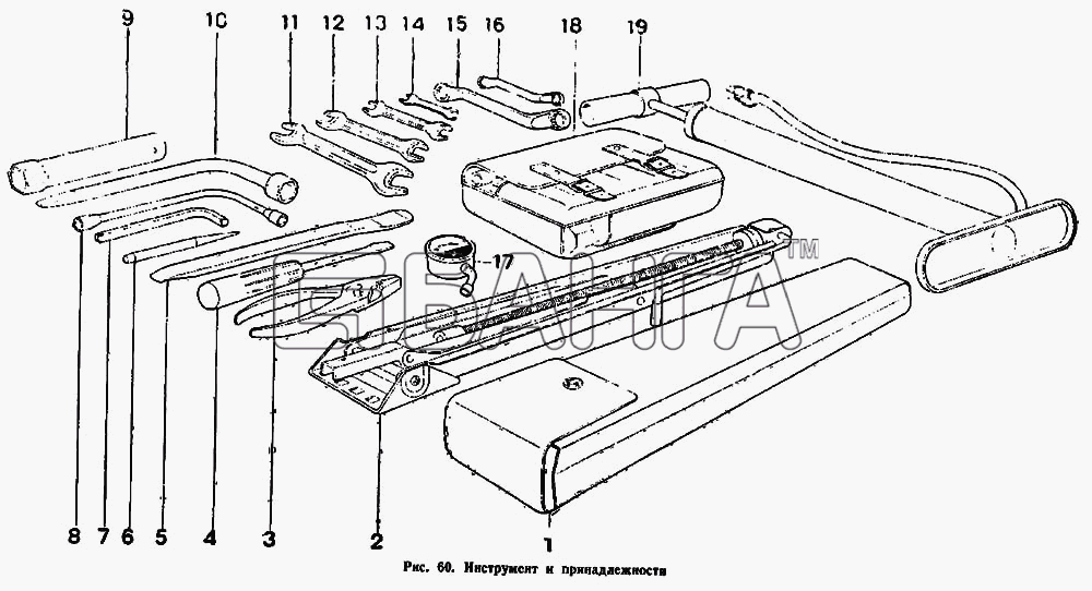 ИЖ ИЖ 2126 Схема Инструмент шоферский-136 banga.ua