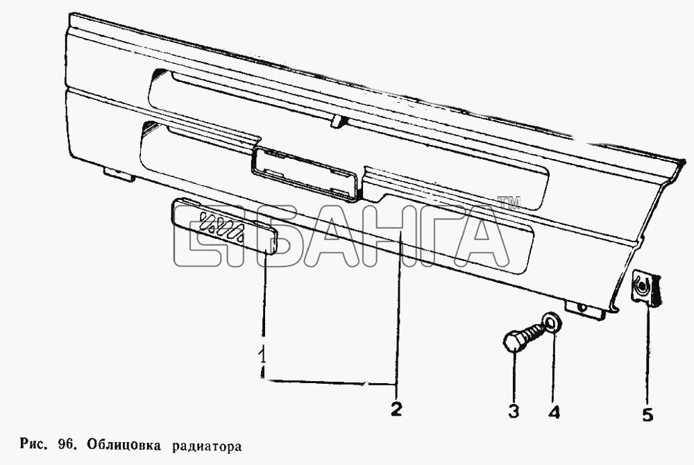 ИЖ ИЖ 2126 Схема Облицовка радиатора-52 banga.ua