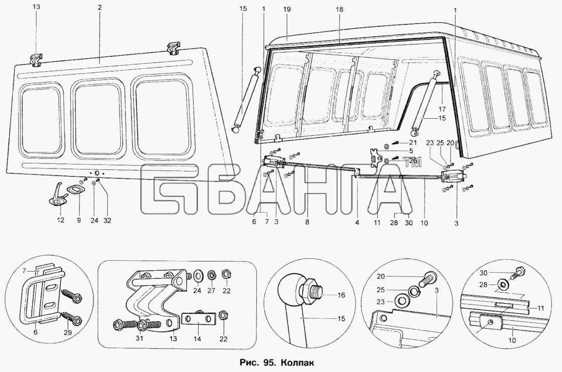 ИЖ ИЖ 2717 Схема Колпак-157 banga.ua