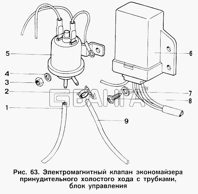 ИЖ ИЖ 2717 Схема Электромагнитный клапан экономайзера banga.ua