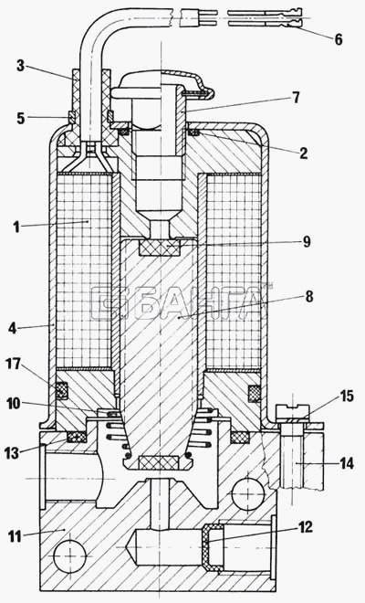 Ikarus 260.50 Схема Электропневматический клапан-90 banga.ua