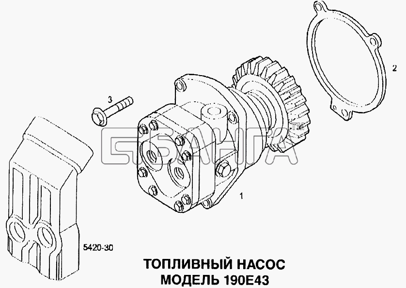 IVECO EuroTech CURSOR Схема Топливный насос-62 banga.ua
