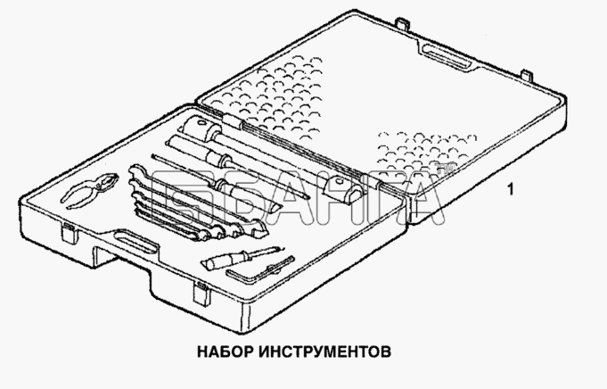 IVECO Stralis Схема Набор инструментов-316 banga.ua