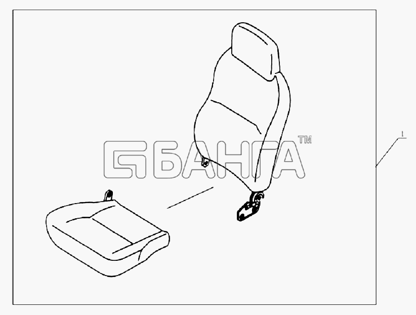 JAC Motors HFC 1020KR-D127 Схема 6800D4-sg0 Driver&#039;s seat-83 banga.ua