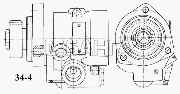 КамАЗ КамАЗ-5297 Схема Насос рулевого механизма фирмы RBL-91 banga.ua