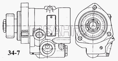 КамАЗ КамАЗ-5297 Схема Насос рулевого механизма фирмы РРТ-94 banga.ua