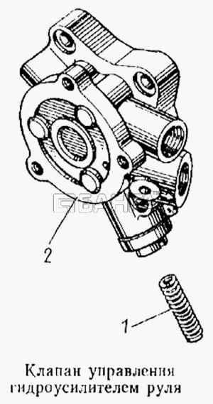 КамАЗ КамАЗ-5315 Схема Клапан управления гидроусилителем руля-111