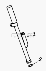 КамАЗ КамАЗ-5460 (каталог 2005 г.) Схема Трубка указателя уровня с
