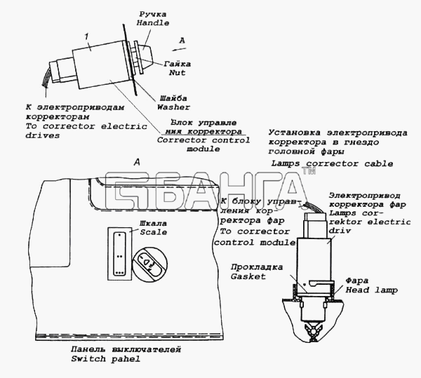КамАЗ КамАЗ-5460 (каталог 2005 г.) Схема Установка