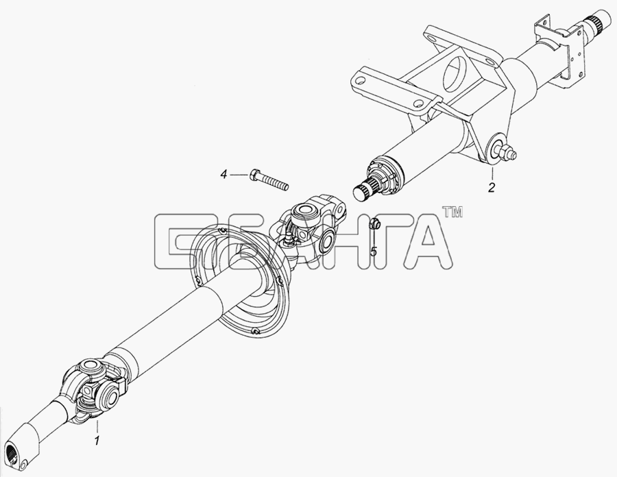 Рулевая камаз 6520 схема