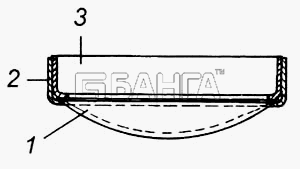 КамАЗ КамАЗ-6540 Схема Сетка выдвижной трубы в сборе-73 banga.ua