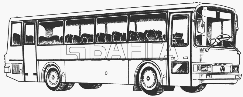 ЛАЗ ЛАЗ 4207 Схема Автобусы ЛАЗ-4207 4206 banga.ua