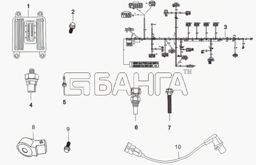 Lifan LF-7162 Solano Схема EFI system-19 banga.ua