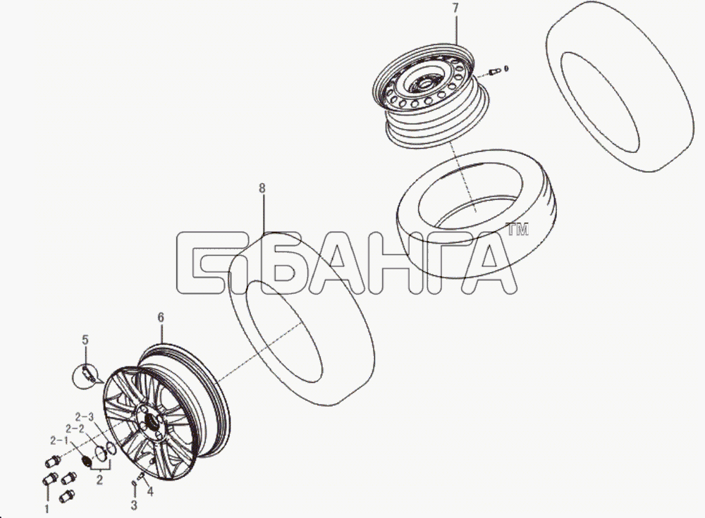 Lifan LF-7162 Solano Схема Wheels-47 banga.ua