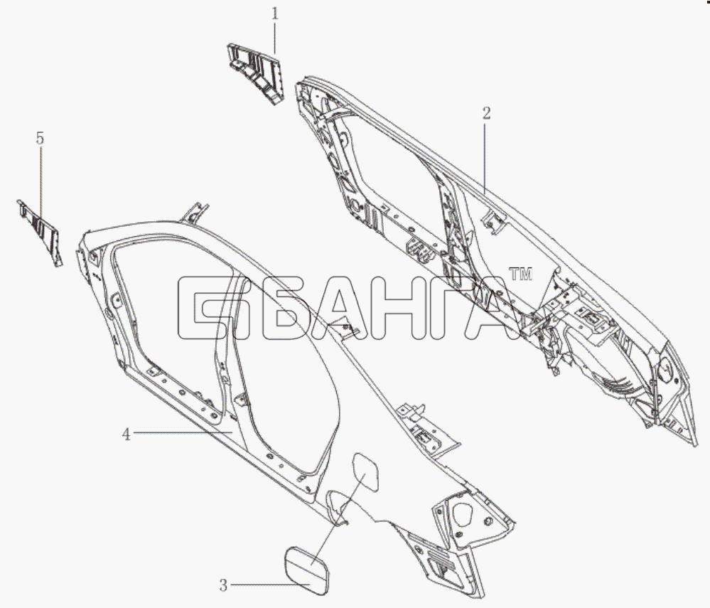 Lifan LF-7162 Solano Схема Side cowl-75 banga.ua