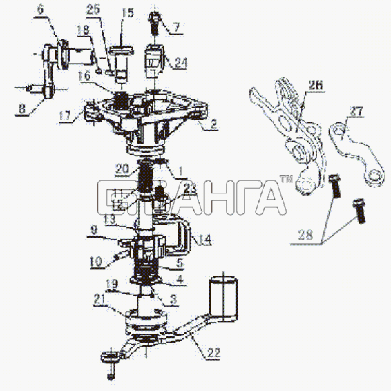 Lifan LF-7162C Solano Схема Shift system-29 banga.ua
