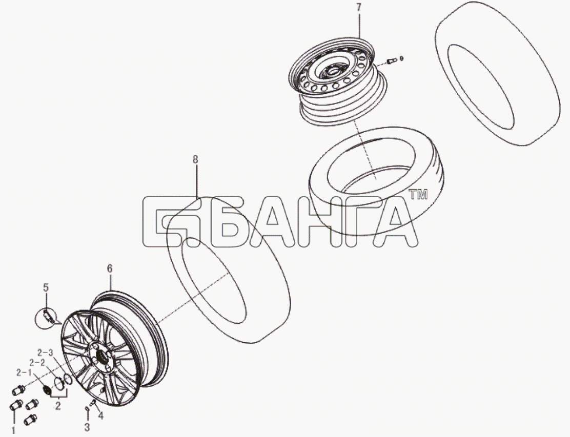 Lifan LF-7162C Solano Схема Wheels-52 banga.ua