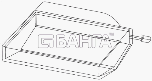 МАЗ МАЗ-437040 Схема Установка плафона освещения кабины-150 banga.ua