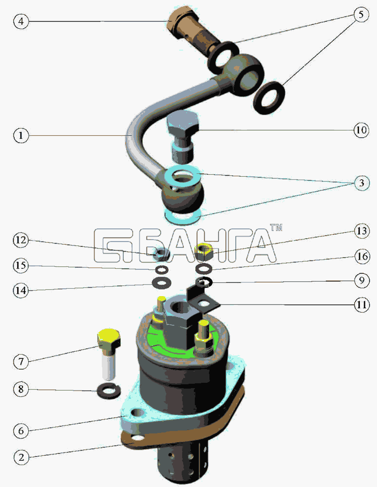 ММЗ Д-245.5 Схема Установка электрофакельного подогревателя-30